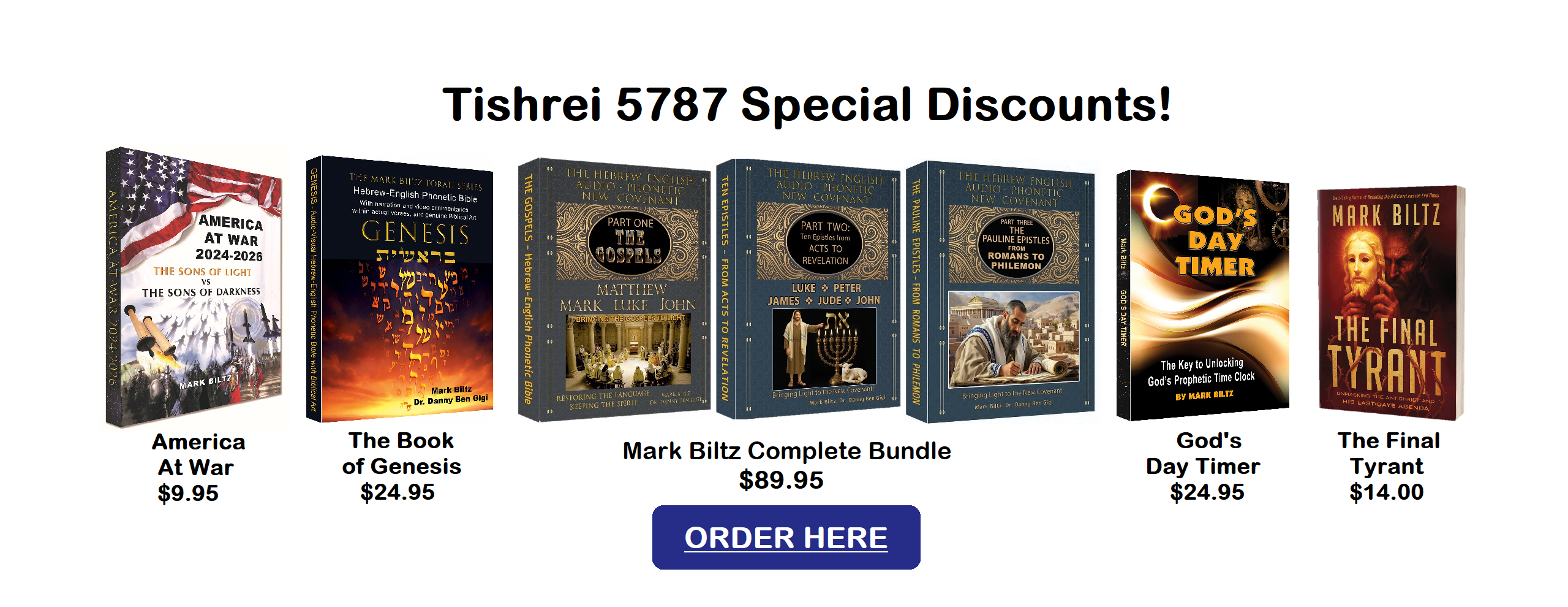 Tishrei 5787 Special Discounts