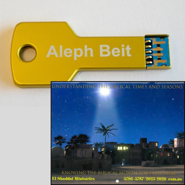 Aleph-Beit USB Calendar Combo